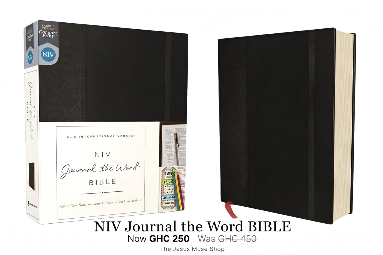 NIV Journal The Word BIBLE - Black/Hardcover