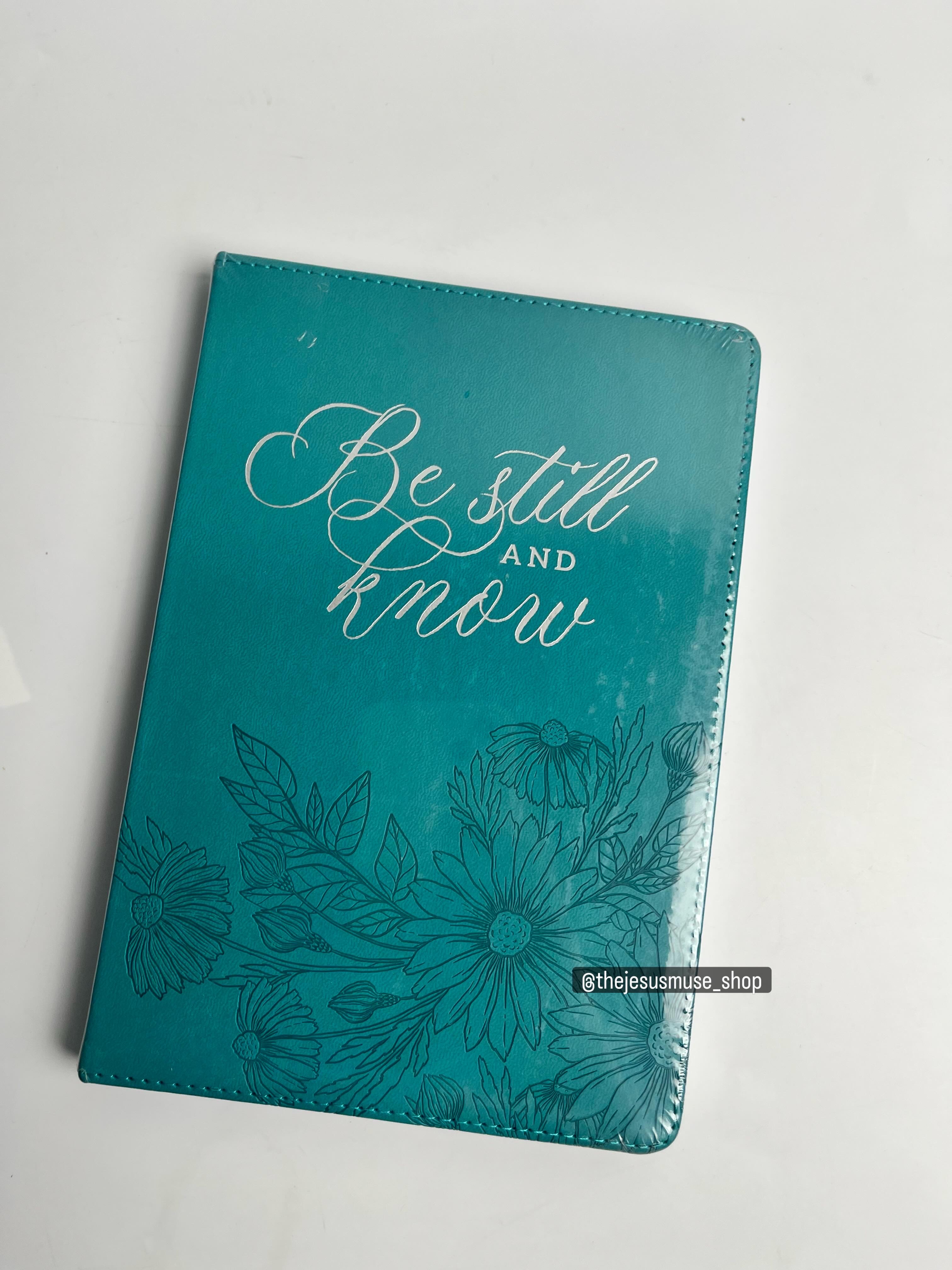 Be Still and Know Leather Notebooks