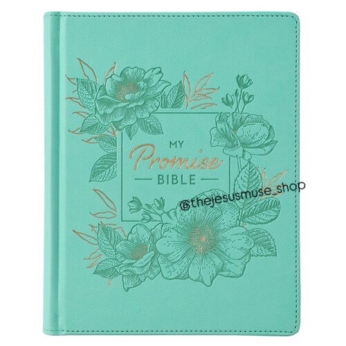 KJV My Promise Bible-Teal/Faux Leather Hardcover
