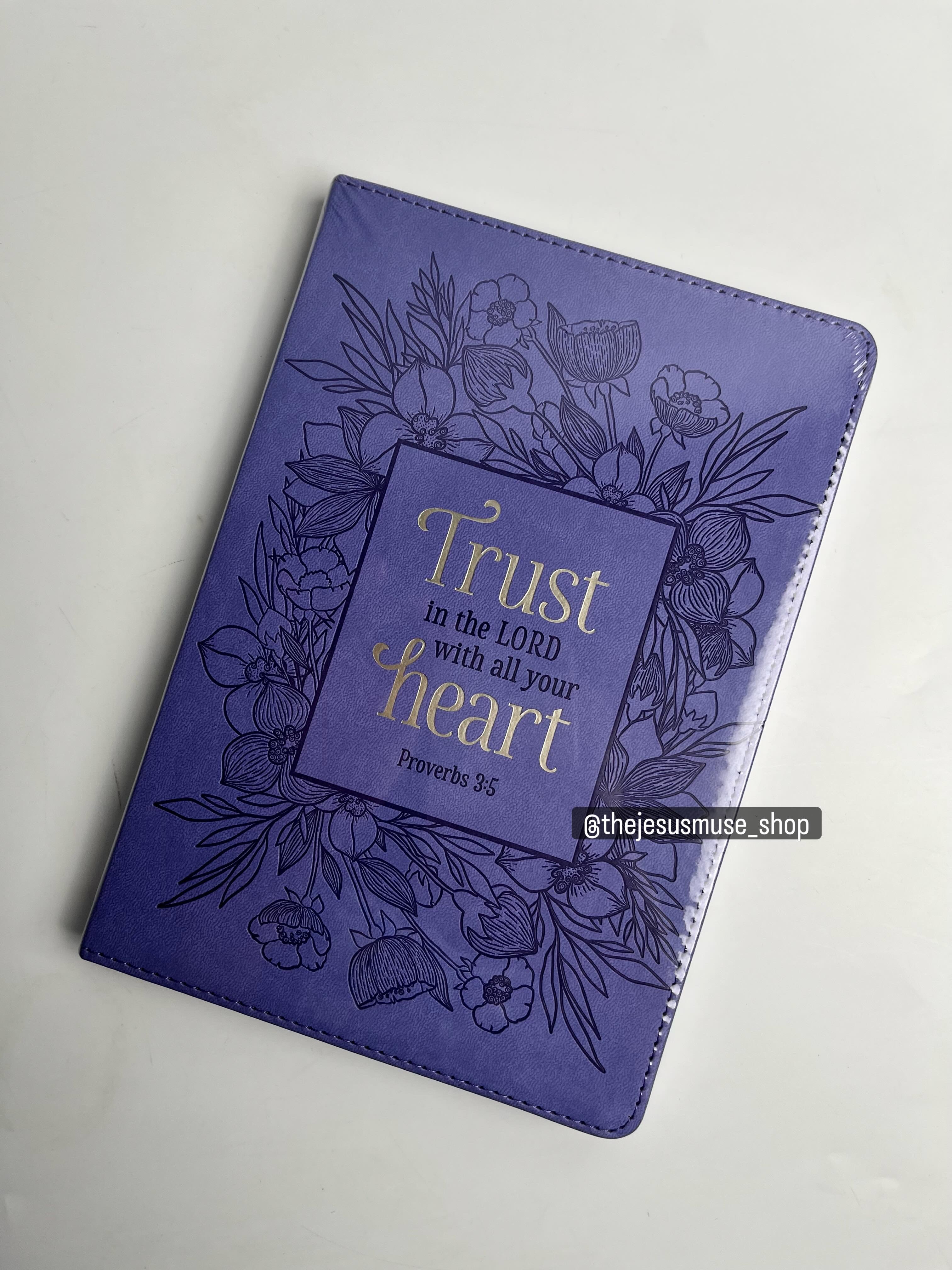 Trust Faux Leather Notebook