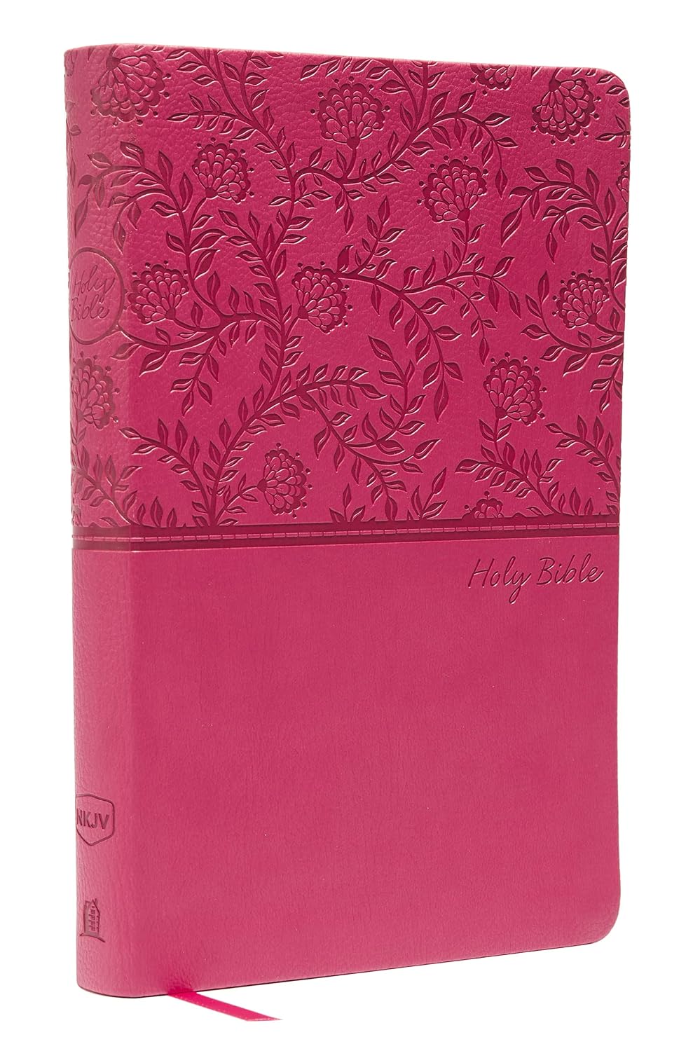 NKJV VALUE THINLINE BIBLE- Pink Leathersoft